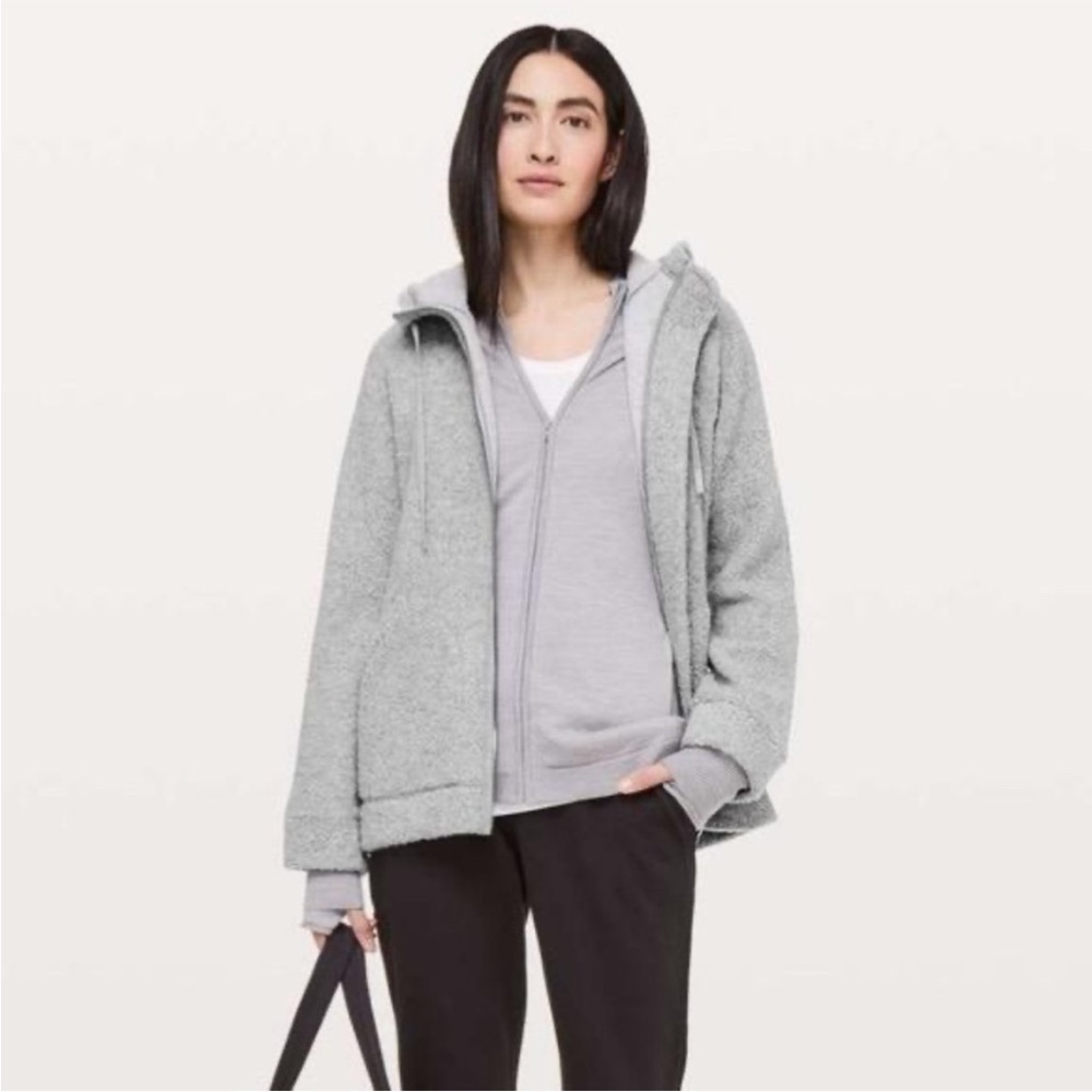 Lululemon So Sherpa Hooded Wool Jacket - Picture 3 of 10